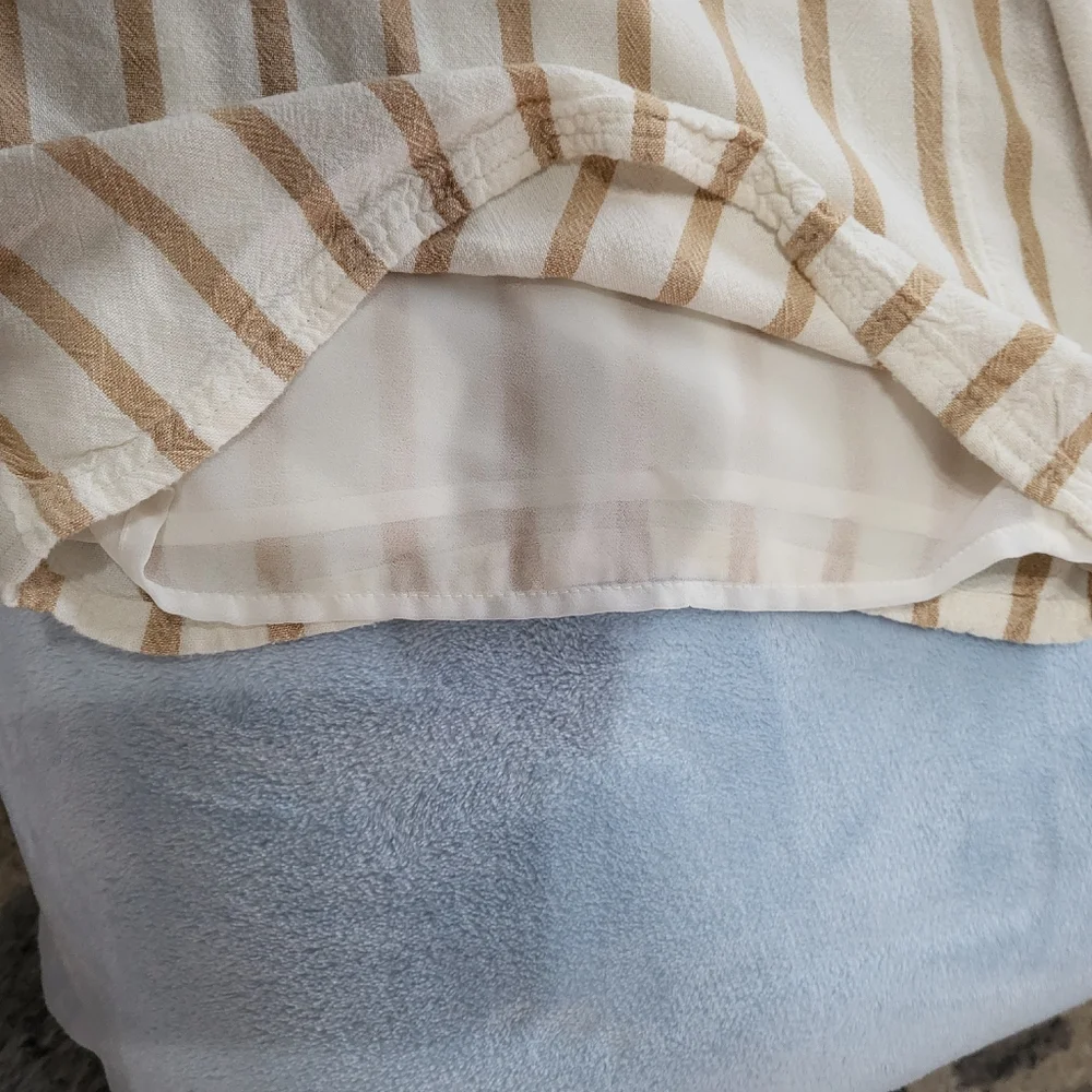 American Eagle wide leg linen pants M - Picture 4 of 9